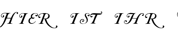 Ihre Vorschau von der Schriftart Caslon Initials