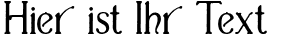 Ihre Vorschau von der Schriftart Casua