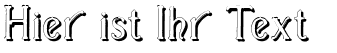Ihre Vorschau von der Schriftart Casua Shadowed