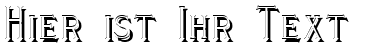 Ihre Vorschau von der Schriftart Cleaver's Juvenia Shadowed