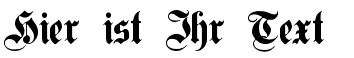Ihre Vorschau von der Schriftart Germanica Family