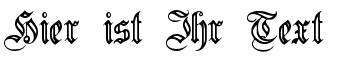 Ihre Vorschau von der Schriftart Germanica Family Fluted