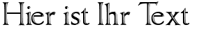 Ihre Vorschau von der Schriftart Imperator Bronze