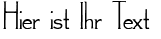 Ihre Vorschau von der Schriftart Landsdowne