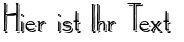 Ihre Vorschau von der Schriftart Landsdowne Shadowed