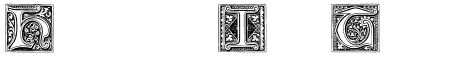 Ihre Vorschau von der Schriftart Medieval Victoriana
