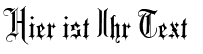 Ihre Vorschau von der Schriftart Minster