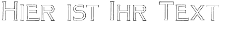 Ihre Vorschau von der Schriftart Mosaic Outline