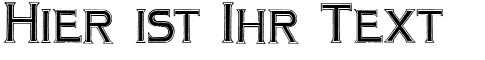 Ihre Vorschau von der Schriftart Mosaic Inline