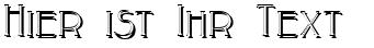 Ihre Vorschau von der Schriftart Peake Shadow