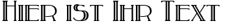 Ihre Vorschau von der Schriftart Peake Doubled