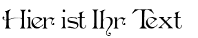 Ihre Vorschau von der Schriftart Penshurst