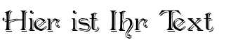 Ihre Vorschau von der Schriftart Penshurst Shadow