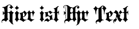 Ihre Vorschau von der Schriftart Portcullion