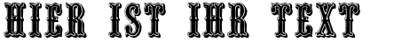 Ihre Vorschau von der Schriftart QuentinCaps