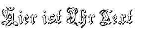 Ihre Vorschau von der Schriftart Zenda Embossed
