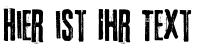 Ihre Vorschau von der Schriftart 3rd Man