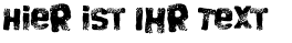 Ihre Vorschau von der Schriftart Big Bloke BB