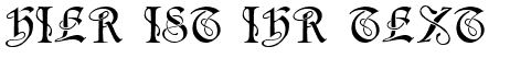 Ihre Vorschau von der Schriftart Horst