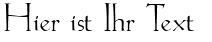 Ihre Vorschau von der Schriftart Lilith