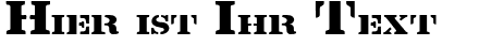 Ihre Vorschau von der Schriftart Lintsec