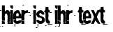 Ihre Vorschau von der Schriftart Blind