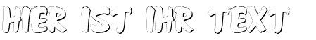Ihre Vorschau von der Schriftart Anderson Fireball XL5 Shadow