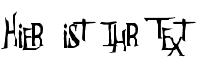 Ihre Vorschau von der Schriftart Anderson The Mysteron