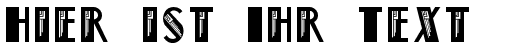 Ihre Vorschau von der Schriftart Empire State Deco