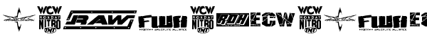 Ihre Vorschau von der Schriftart Pro Wrestling Logos