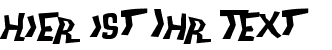 Ihre Vorschau von der Schriftart Trek Disruptor Blast