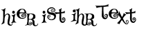 Ihre Vorschau von der Schriftart TS Curly