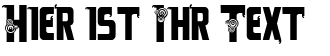 Ihre Vorschau von der Schriftart VTKS Alpes