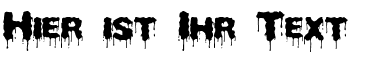 Ihre Vorschau von der Schriftart Beurk