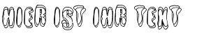 Ihre Vorschau von der Schriftart Crotchrot