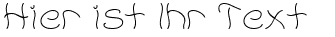 Ihre Vorschau von der Schriftart Accent Wet Noodle