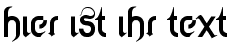 Ihre Vorschau von der Schriftart Defeqto