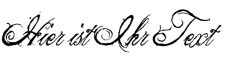 Ihre Vorschau von der Schriftart The King & Queen font