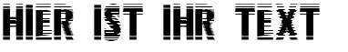 Ihre Vorschau von der Schriftart Nervous