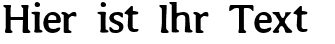 Ihre Vorschau von der Schriftart Copyshop