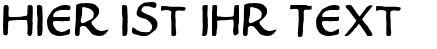 Ihre Vorschau von der Schriftart Skribus 1.000