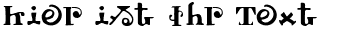 Ihre Vorschau von der Schriftart Tschiroki