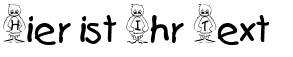 Ihre Vorschau von der Schriftart Pingu