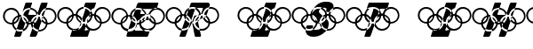 Ihre Vorschau von der Schriftart Olympia