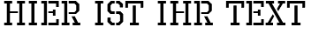 Ihre Vorschau von der Schriftart Octin Prison Free