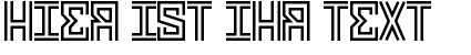 Ihre Vorschau von der Schriftart Avenge Me