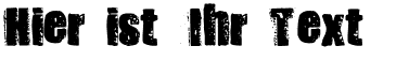 Ihre Vorschau von der Schriftart Stank