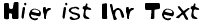 Ihre Vorschau von der Schriftart Gibbard Erc 01