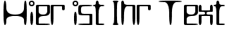 Ihre Vorschau von der Schriftart MetroSlum