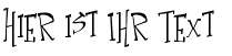Ihre Vorschau von der Schriftart Narcoleptic Dance